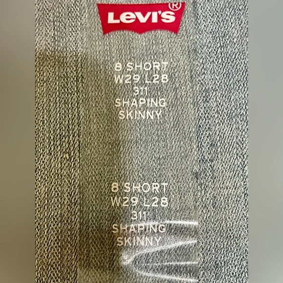 WOMEN’S LEVI’S 311 SHAPING SKINNY JEANS. NWT. SIZE 8 SHORT - Picture 7 of 9